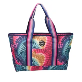 Deep Shades of Tie Dye Tote Bag