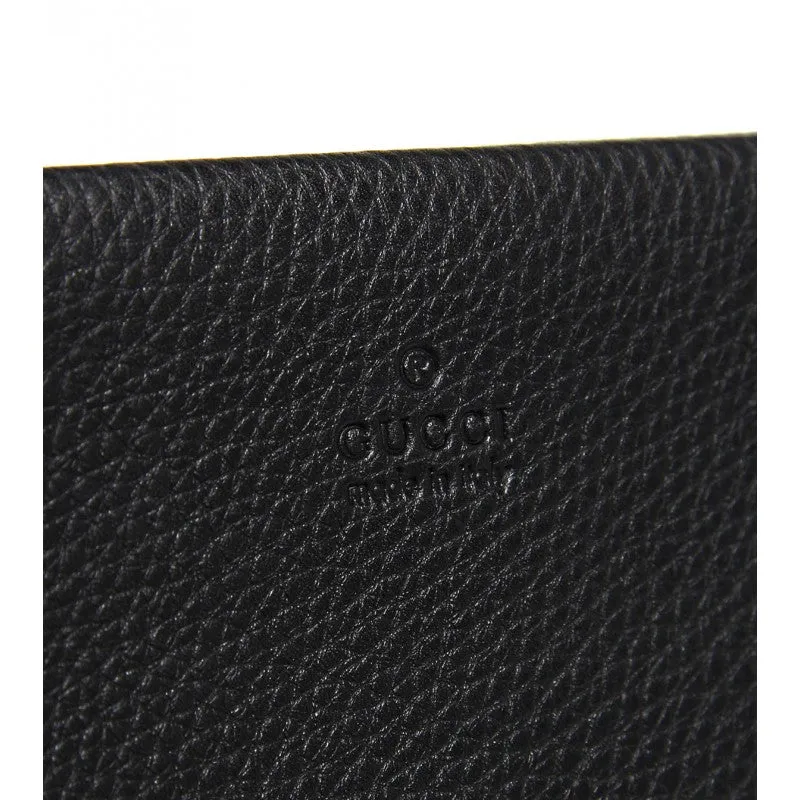 Gucci Black leather ’Nouveau’ clutch bag